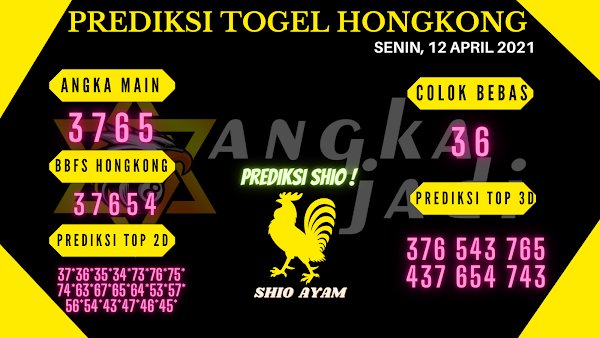 Syair HK 12 April 2021